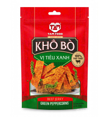 Khô Bò TAM FOOD Vị Tiêu Xanh 40g