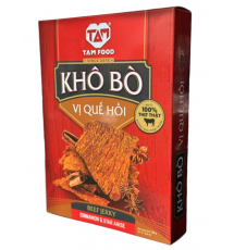 Khô bò TAM FOOD vị Quế hồi 250g