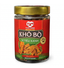 Khô bò TAM FOOD vị Tiêu xanh 170g