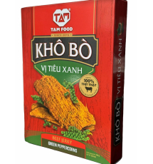 Khô bò TAM FOOD vị Tiêu xanh 250g